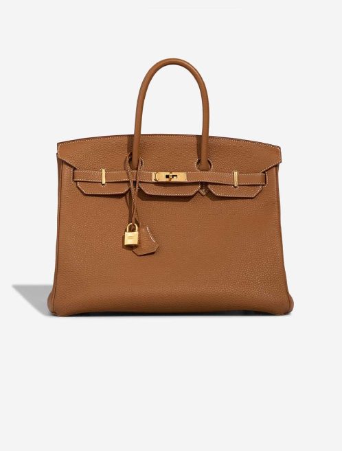 Hermès Birkin 35 Togo Gold Front | Sell your designer bag