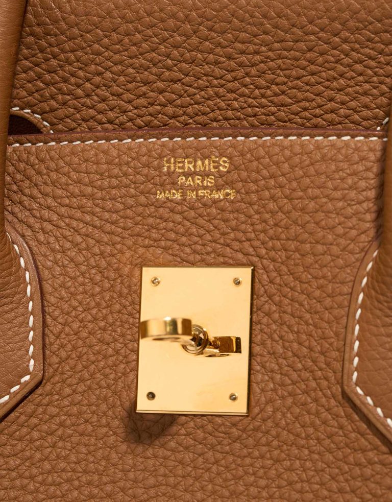 Hermès Birkin 35 Togo Gold Logo | Sell your designer bag