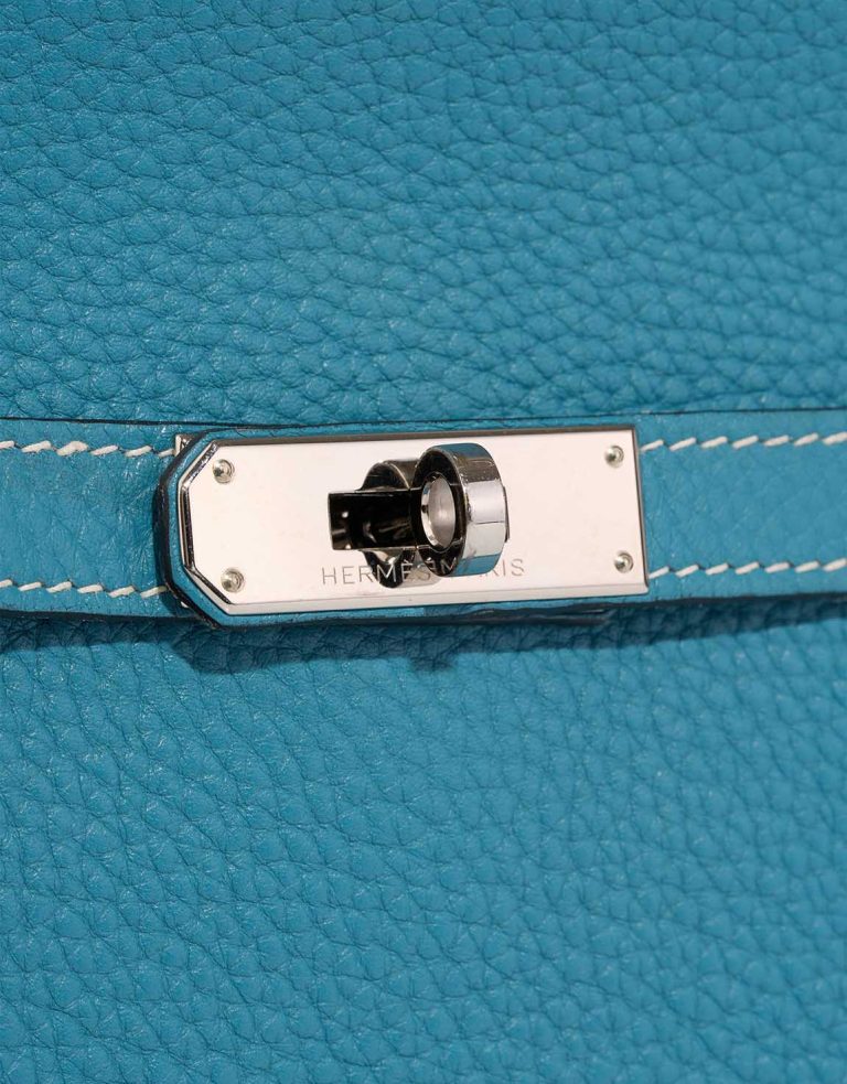 Hermès Jypsière 28 Clémence Bleu Jean Closing System | Sell your designer bag