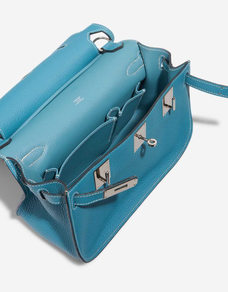 Hermès Jypsière 28 Clémence Bleu Jean Inside | Sell your designer bag