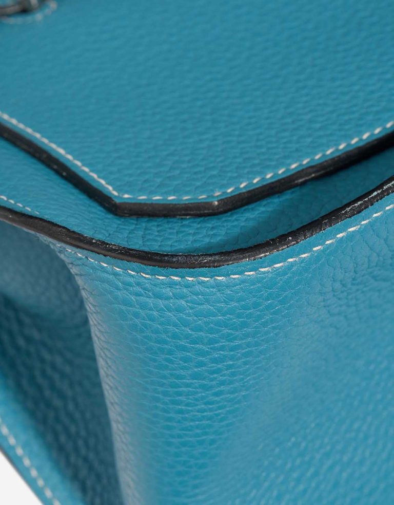 Hermès Jypsière 28 Clémence Bleu Jean Signs of wear | Sell your designer bag