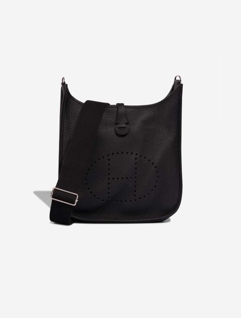 Hermès Evelyne 29 Taurillon Clémence Black Front | Sell your designer bag