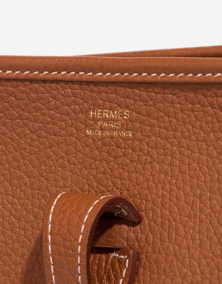 Hermès Evelyne 29 Taurillon Clémence Gold Logo | Sell your designer bag