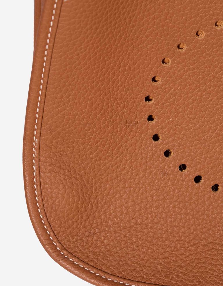 Hermès Evelyne 29 Taurillon Clémence Gold Signs of wear | Sell your designer bag