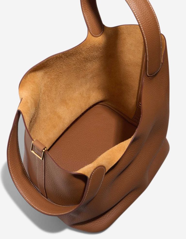 Hermès Picotin 26 Taurillon Clémence Gold Inside | Sell your designer bag