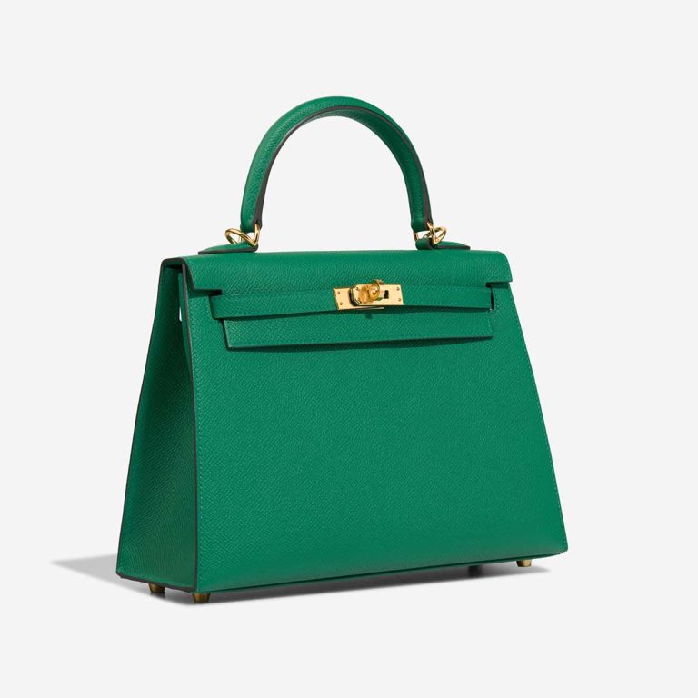 Hermès Kelly 25 Epsom Vert Vertigo | Sell your designer bag