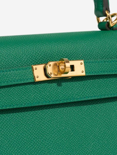 Hermès Kelly 25 Epsom Vert Vertigo Closing System | Sell your designer bag