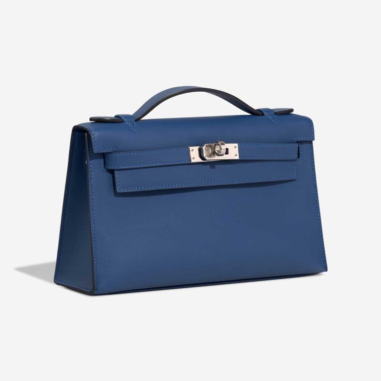 Hermès Kelly Pochette Swift Bleu Tie | Sell your designer bag