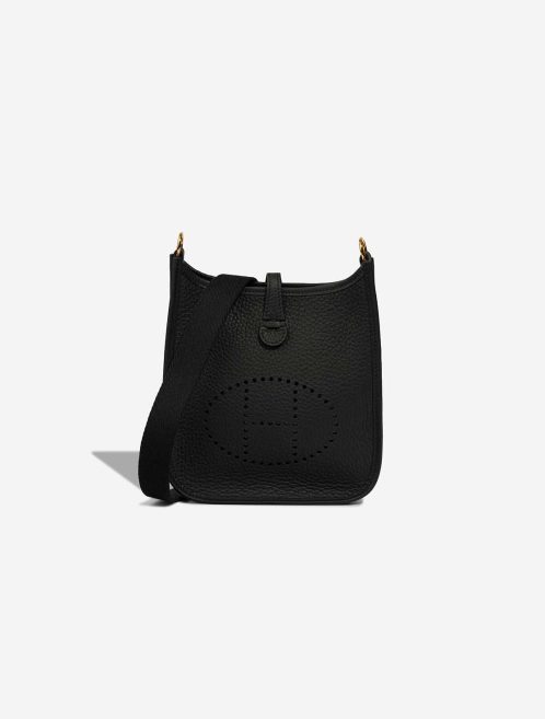 Hermès Evelyne 16 Taurillon Clémence Black Front | Sell your designer bag