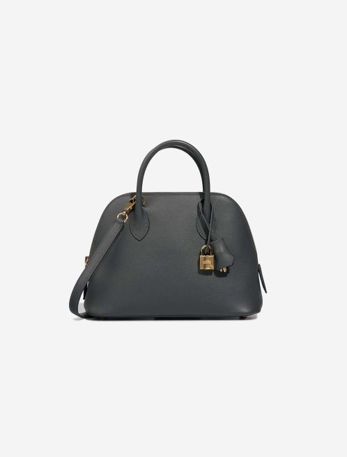 Hermès Bolide 25 Evercolor Gris Misty / Black Front | Sell your designer bag