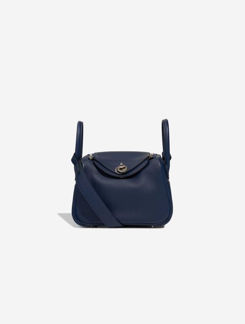 Hermès Lindy Mini Swift Bleu Navy Front | Sell your designer bag
