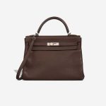 Hermès Kelly 32 Clémence Chocolat Front | Sell your designer bag