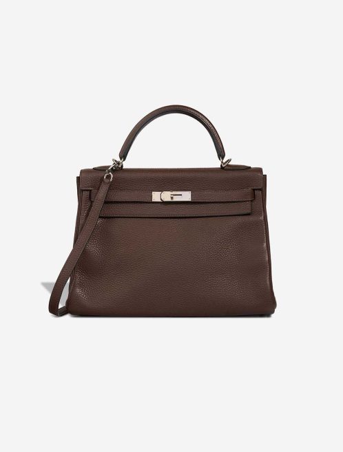 Hermès Kelly 32 Clémence Chocolat Front | Sell your designer bag