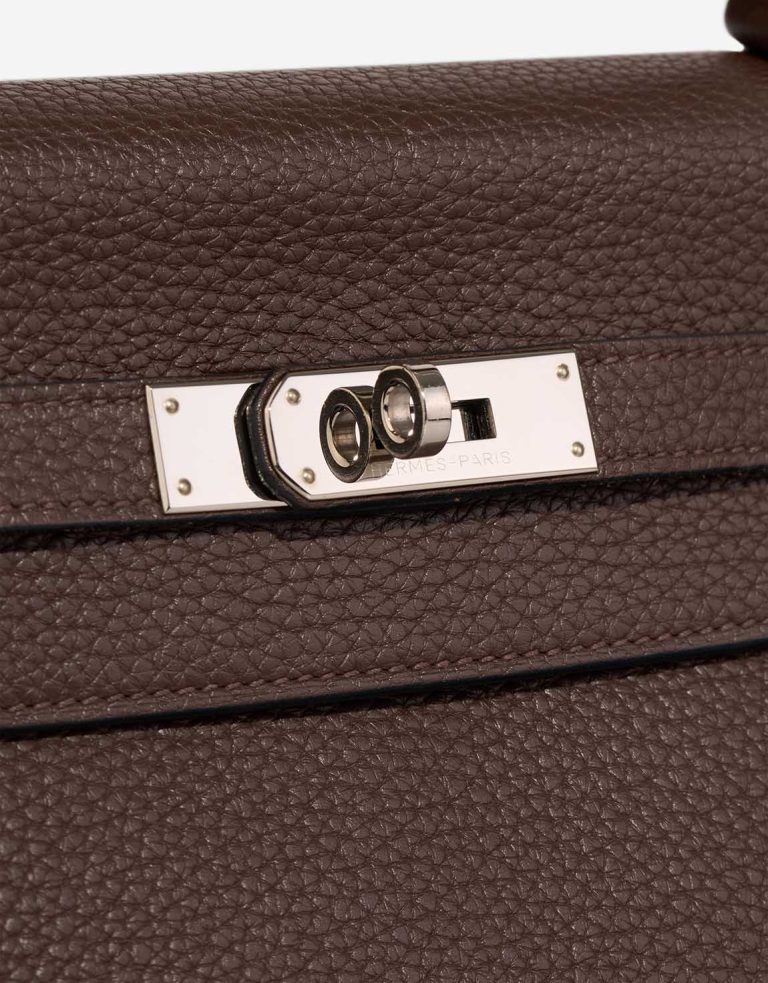 Hermès Kelly 32 Clémence Chocolat Closing System | Sell your designer bag