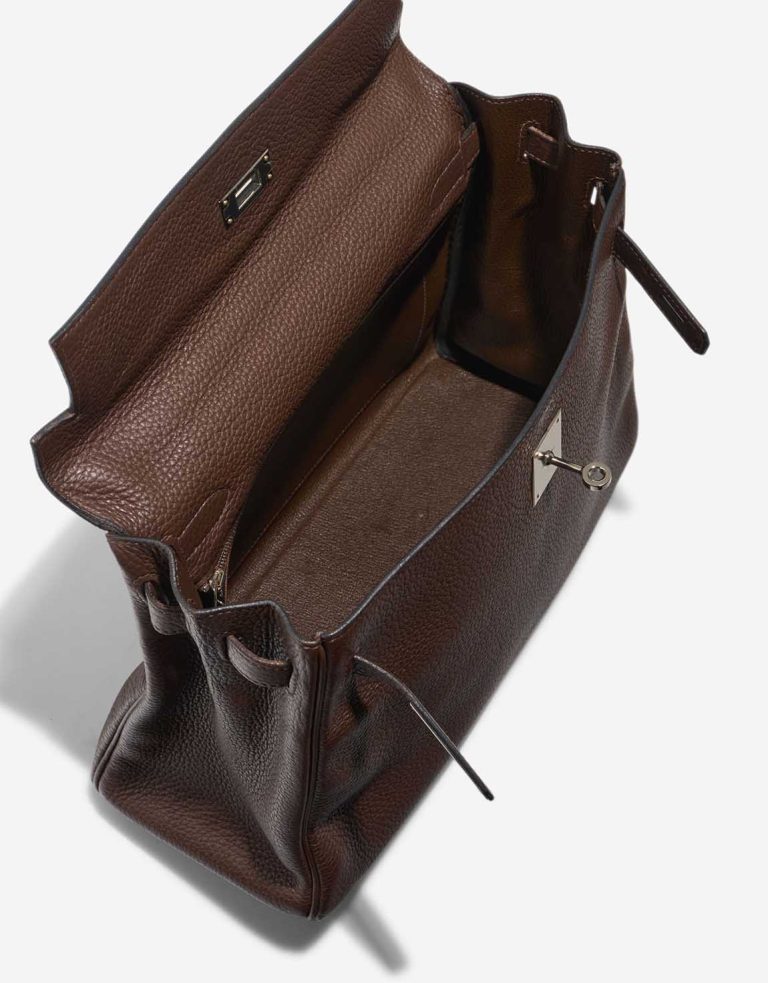 Hermès Kelly 32 Clémence Chocolat Inside | Sell your designer bag