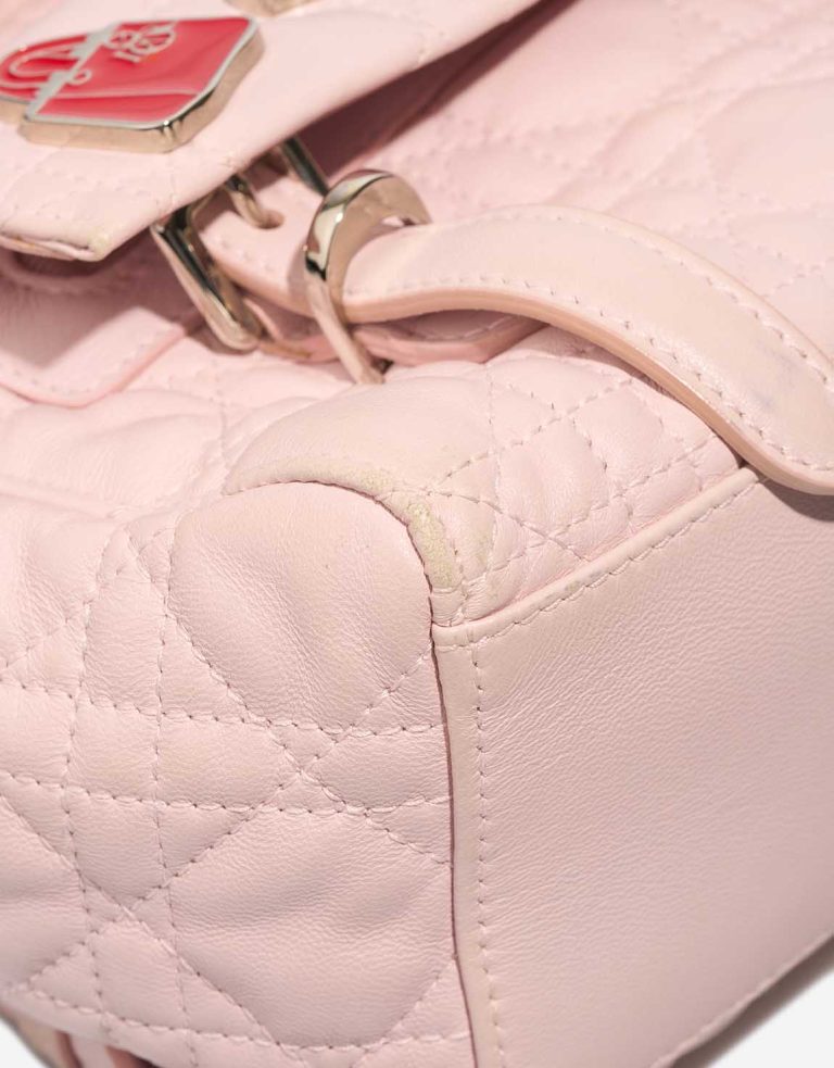 Dior Backpack Small Lamb Pink Signs of wear | Sell your designer bag
