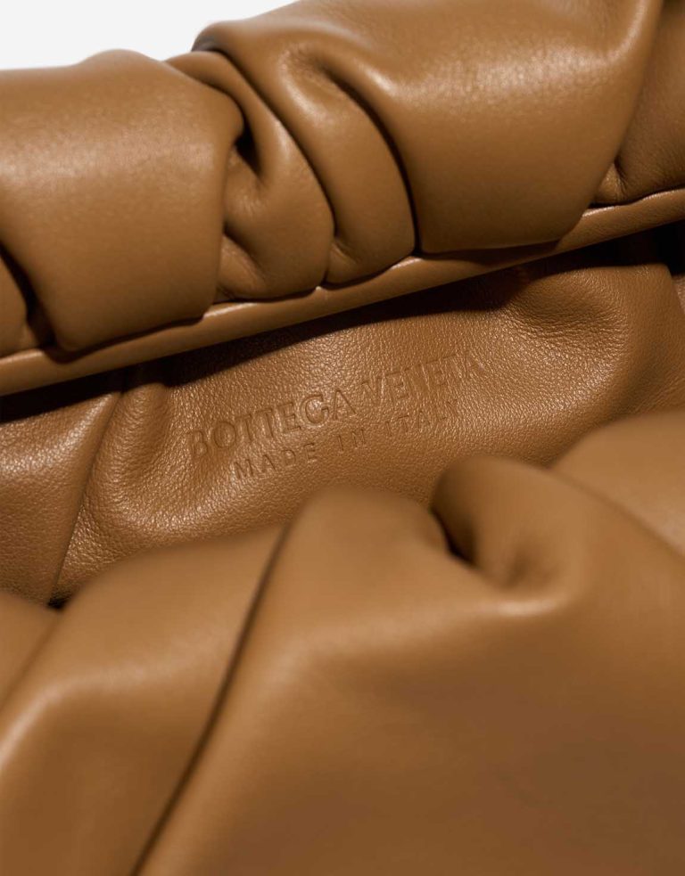Bottega Veneta Pouch Large Lamb Brown Logo | Sell your designer bag