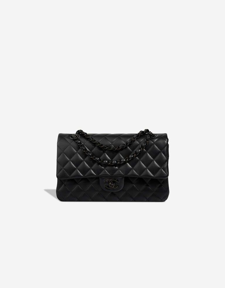 Chanel Timeless Medium Lamb Black Front | Sell your designer bag
