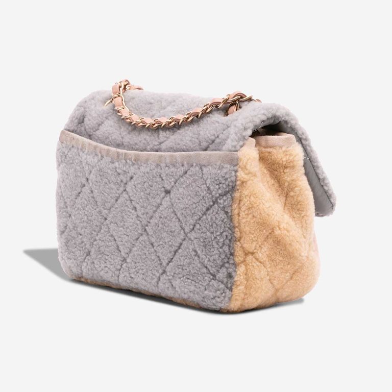 Chanel Timeless Medium Shearling Light Pink / Beige / Grey | Sell your designer bag