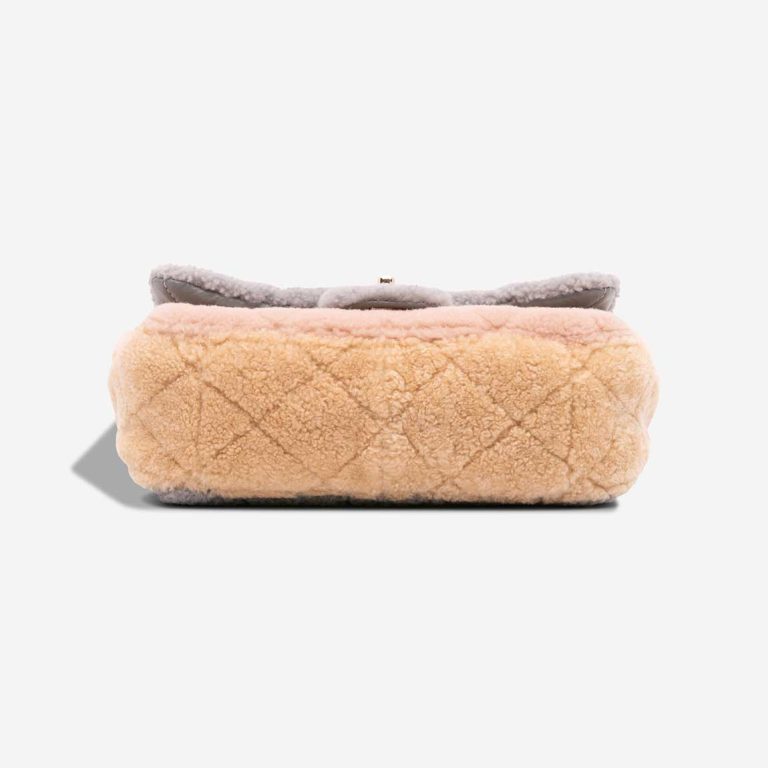 Chanel Timeless Medium Shearling Light Pink / Beige / Grey | Sell your designer bag