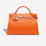 Hermès Kelly 40 Togo Orange H Front | Sell your designer bag