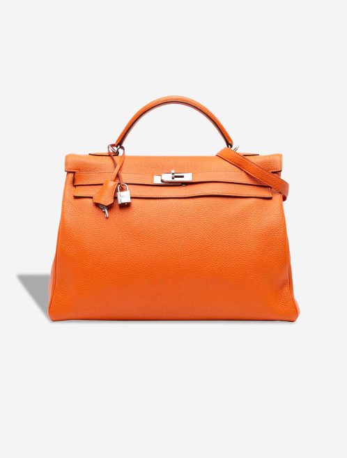 Hermès Kelly 40 Togo Orange H Front | Sell your designer bag