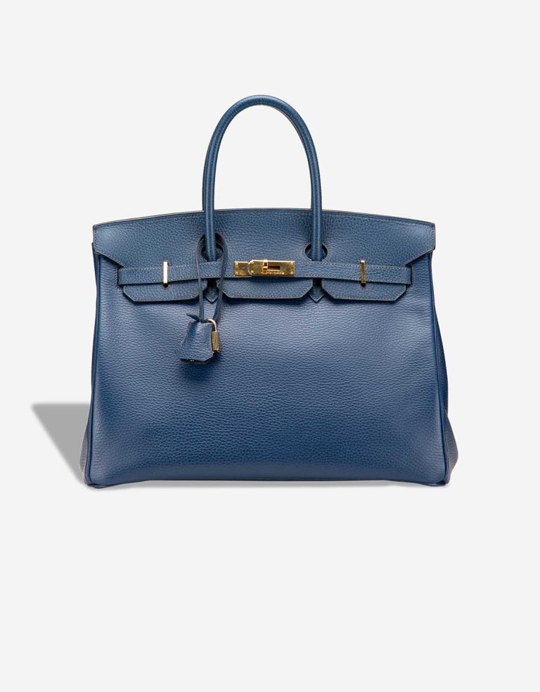 Hermès Birkin 35 Togo Bleu de Malte Front | Sell your designer bag