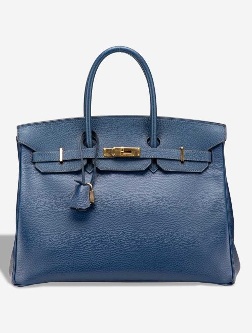 Hermès Birkin 35 Togo Bleu de Malte Front | Sell your designer bag