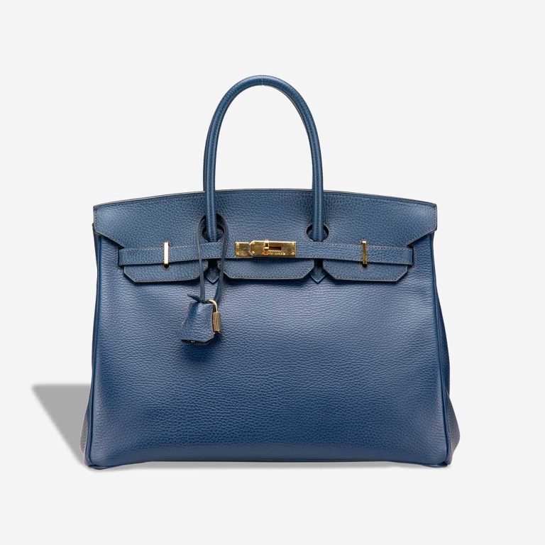 Hermès Birkin 35 Togo Bleu de Malte Front | Sell your designer bag