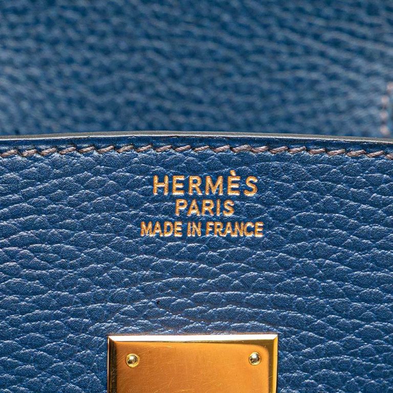 Hermès Birkin 35 Togo Bleu de Malte Logo | Sell your designer bag