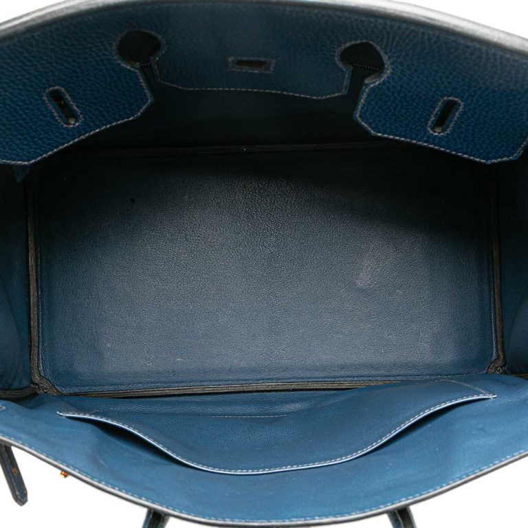 Hermès Birkin 35 Togo Bleu de Malte Inside | Sell your designer bag