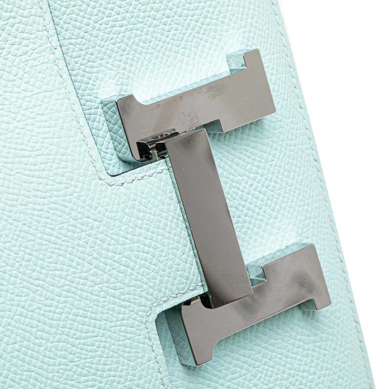 Hermès Constance 18 Epsom Bleu Brume Front | Sell your designer bag