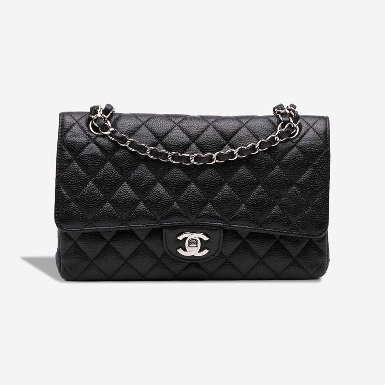 Chanel Timeless Medium Caviar Black Front | Sell your designer bag