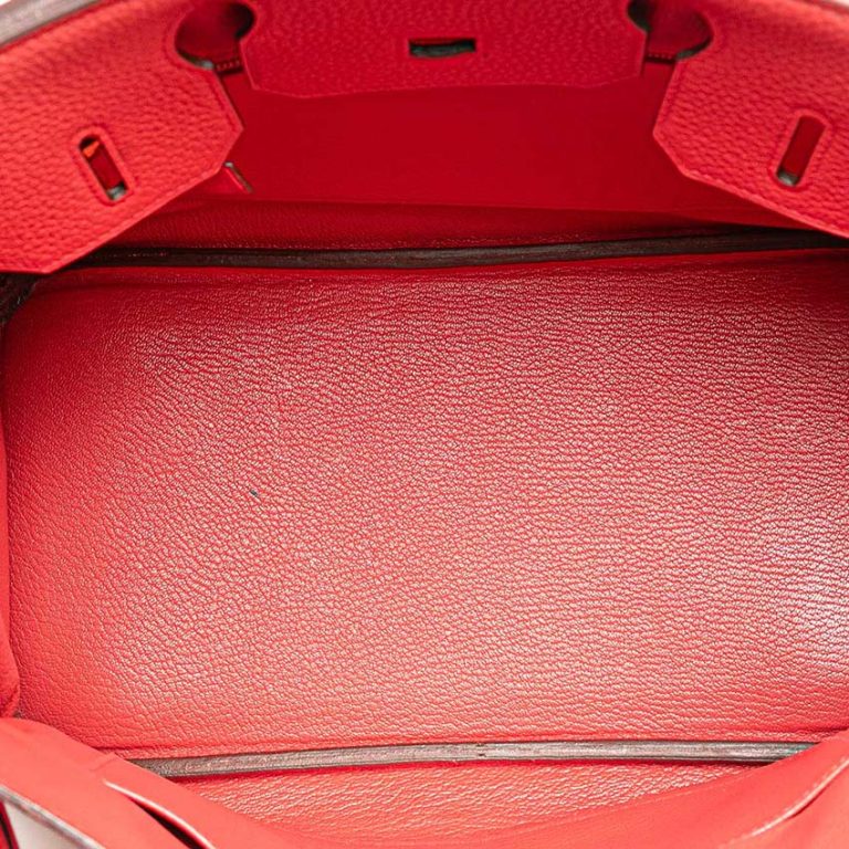 Hermès Birkin 30 Clémence Rose Jaipur Inside | Sell your designer bag
