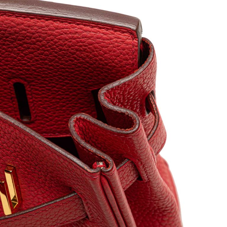 Hermès Birkin 30 Clémence Rose Jaipur Signs of wear | Sell your designer bag