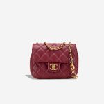 Chanel Timeless Mini Square Lamb Bordeaux Front | Sell your designer bag