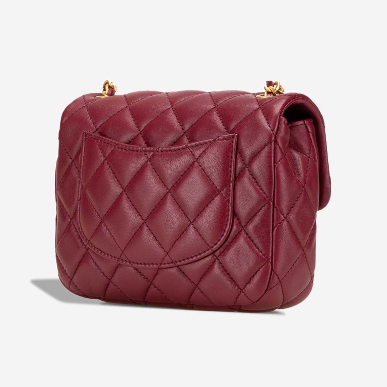 Chanel Timeless Mini Square Lamb Bordeaux | Sell your designer bag