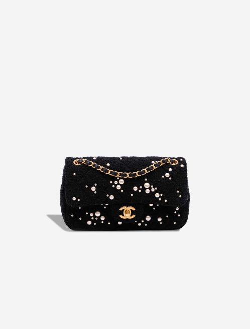 Chanel Timeless Small Tweed Black Front | Sell your designer bag
