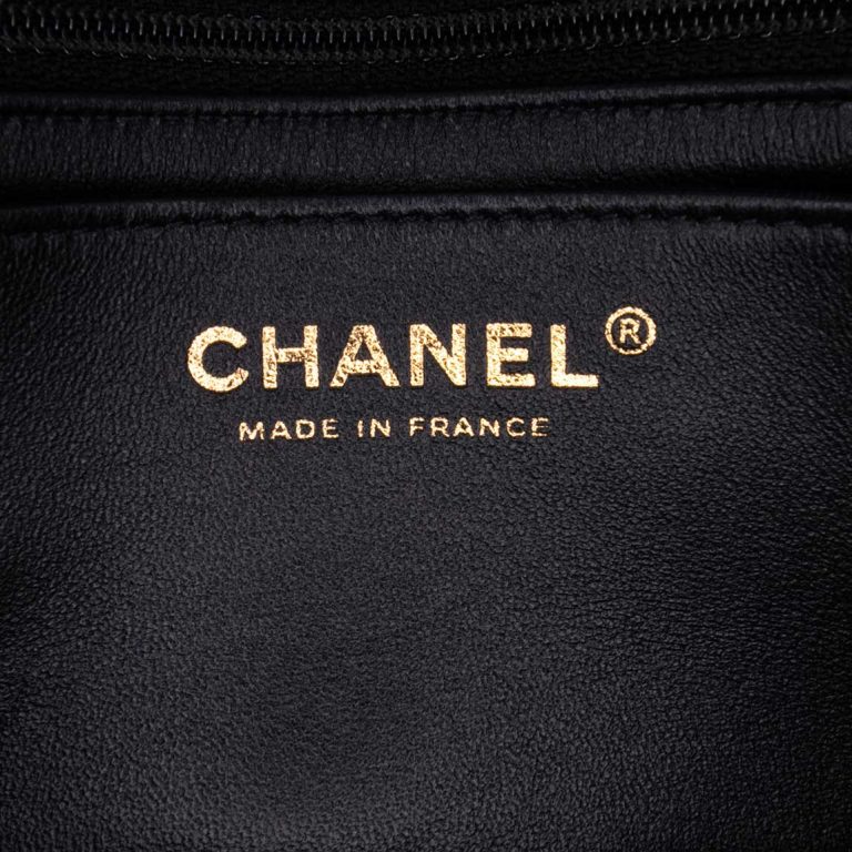 Chanel Timeless Small Tweed Black Logo | Sell your designer bag