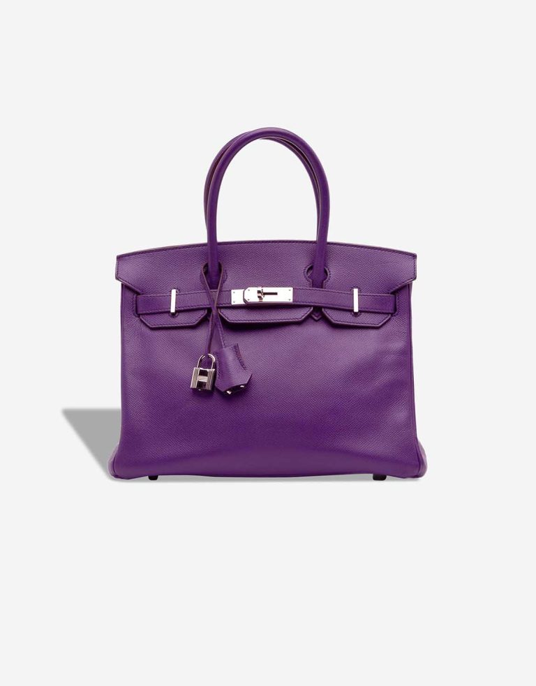 Hermès Birkin 30 Epsom Ultraviolet Front | Sell your designer bag