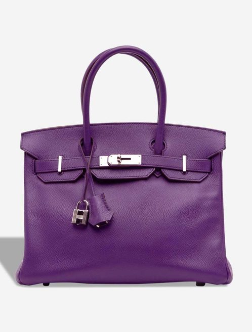 Hermès Birkin 30 Epsom Ultraviolet Front | Sell your designer bag