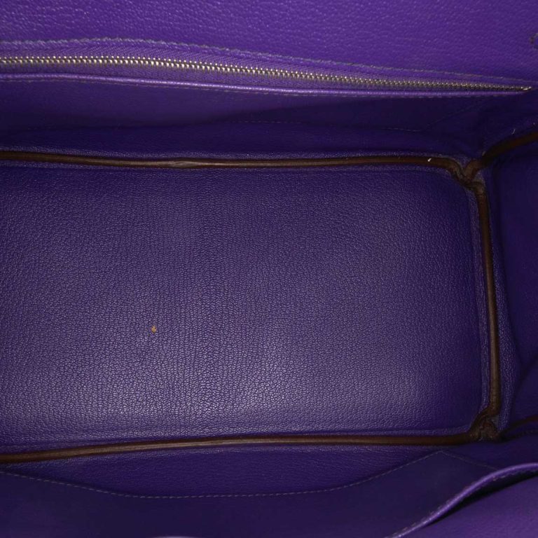 Hermès Birkin 30 Epsom Ultraviolet Inside | Sell your designer bag