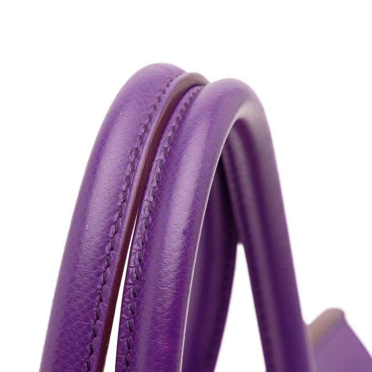 Hermès Birkin 30 Epsom Ultraviolet Signs of wear | Sell your designer bag