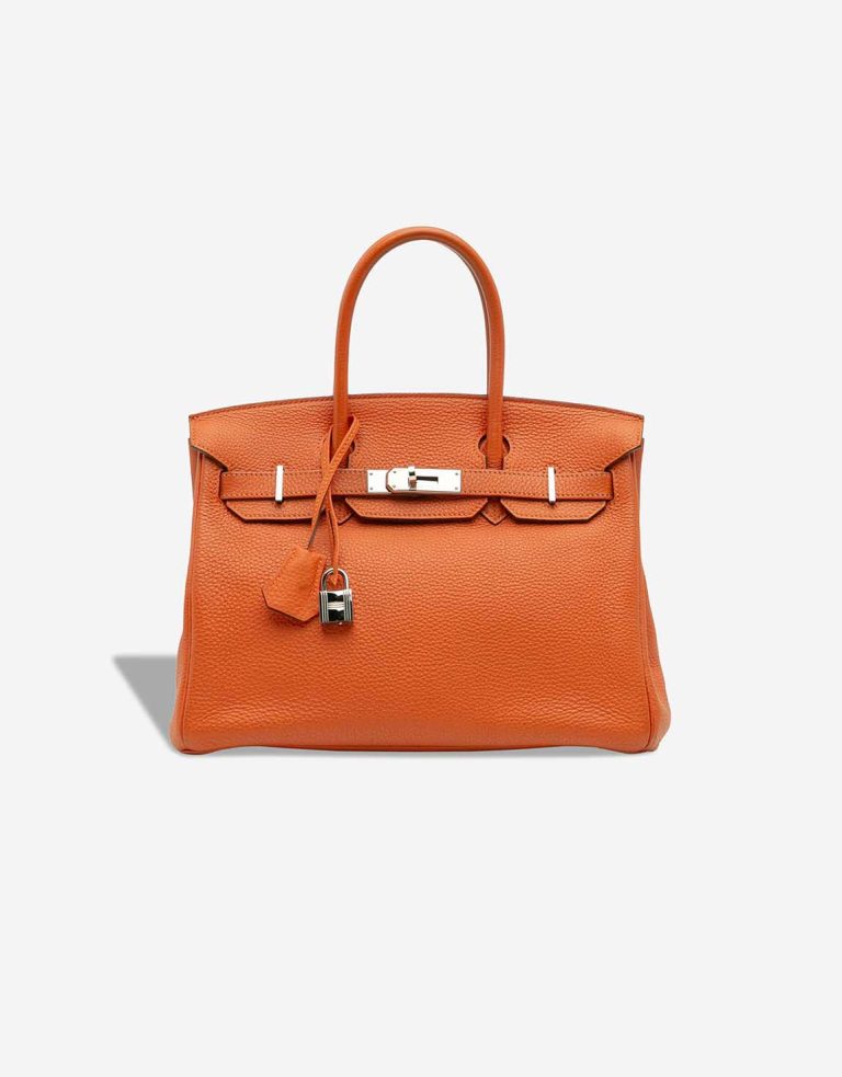 Hermès Birkin 30 Togo Orange H Front | Sell your designer bag