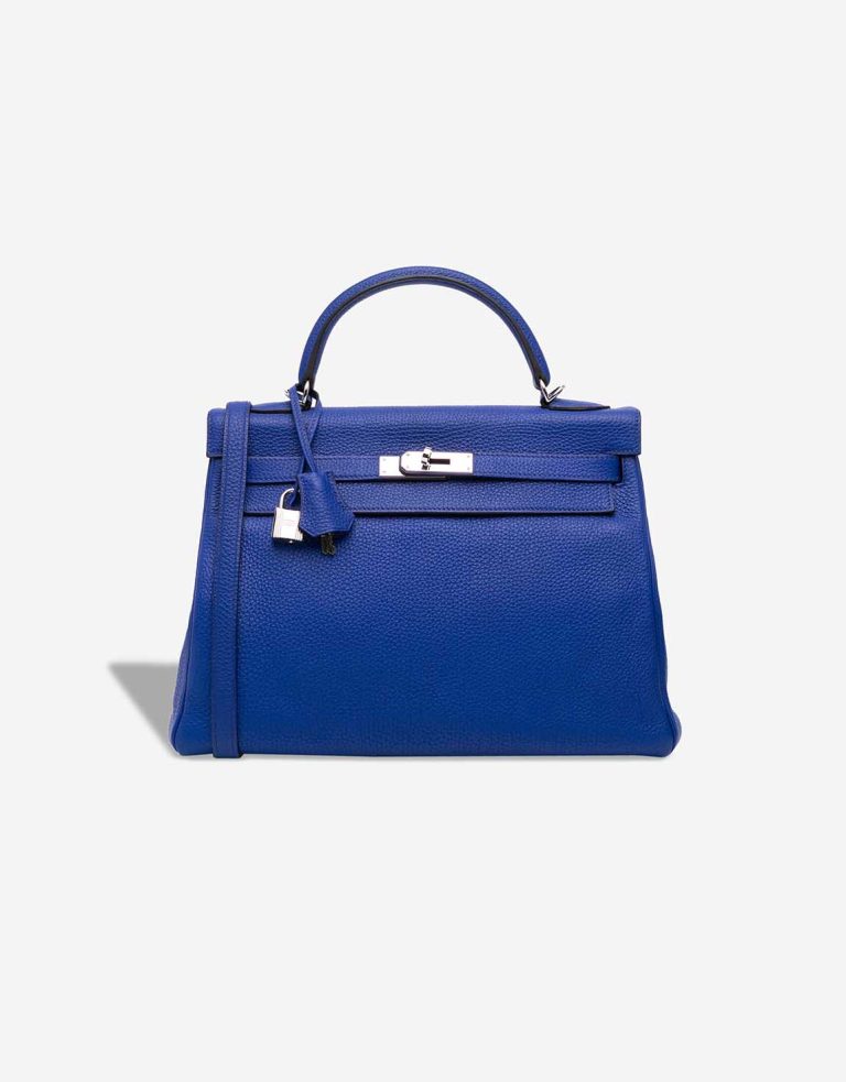 Hermès Kelly 32 Togo Bleu Royal Front | Sell your designer bag