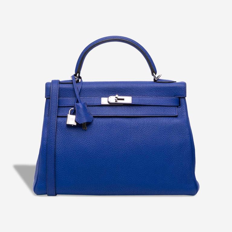 Hermès Kelly 32 Togo Bleu Royal Front | Sell your designer bag