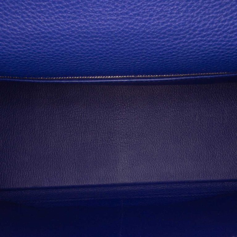 Hermès Kelly 32 Togo Bleu Royal Inside | Sell your designer bag