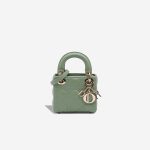 Dior Lady Micro Lamb Green Front | Sell your designer bag
