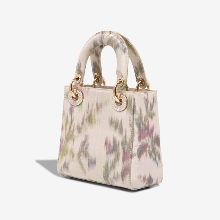 Dior Lady Mini Satin White / Multicolour | Sell your designer bag