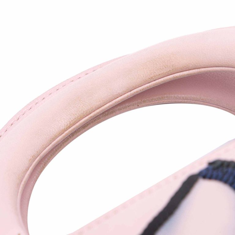 Dior Lady Mini Calf Light Pink Signs of wear | Sell your designer bag